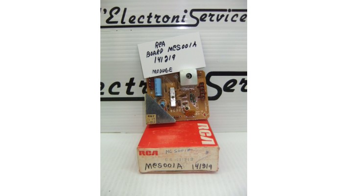 RCA  141219 module MCS001